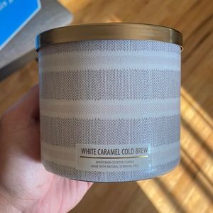 BBW  3 wick White Carmel Cold Brew